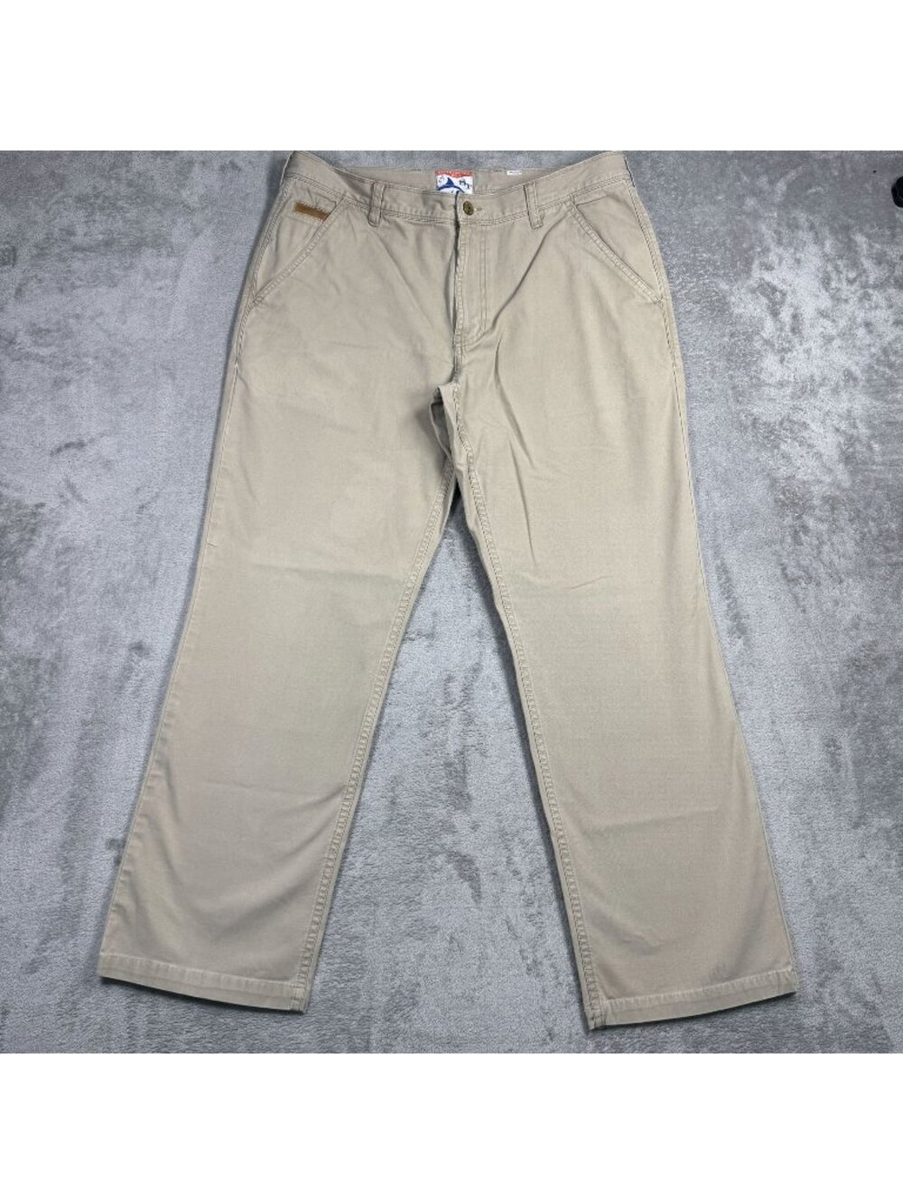 Southern Tide 5-Pocket Chino Pants Mens 36 Tan Canvas Classic Fit Trousers